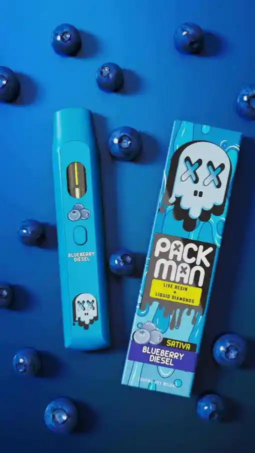 Packman Blueberry Diesel Vape Jetable