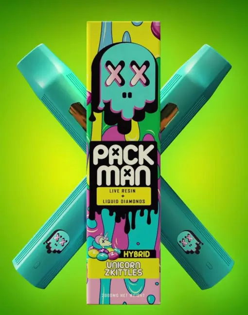 Packman Unicorn Zkittles Vape Jetable
